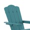 Flash Furniture Blue Adirondack Chairs with Ottoman-Cupholder, 2PK 2-LE-HMP-1044-110-BL-GG - alternate 2
